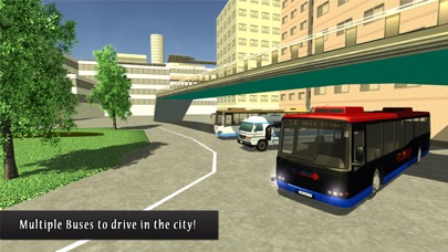 City Coach Bus Driving 3D screenshot 2