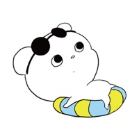 Autocollant mignon ours blanc sur PC