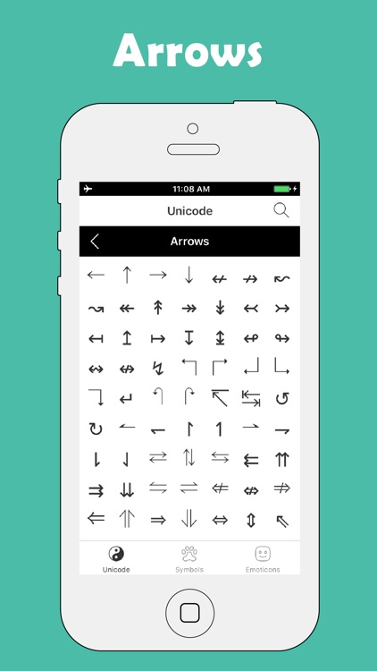 Symbol Pad & Icons for Texting