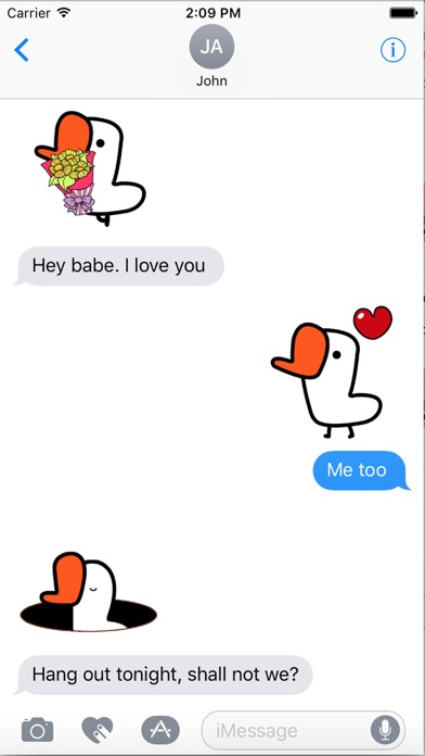 Big Beak - Goose Emoji GIF screenshot 4