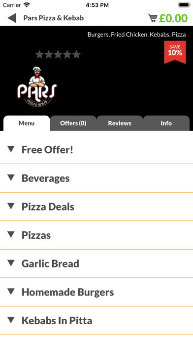 Pars Pizza & Kebab screenshot 2