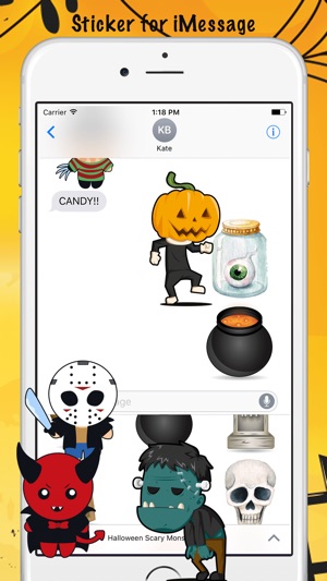 Halloween Scary Monster Stickers(圖3)-速報App