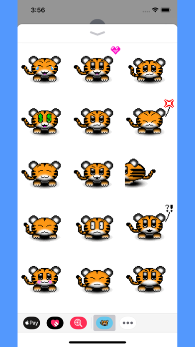 Cuties Anim Stickers - Tiger screenshot 3
