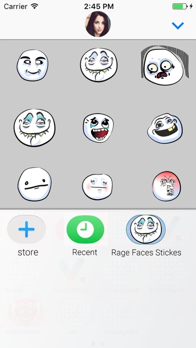 Rage Faces Animated Stickers screenshot 4