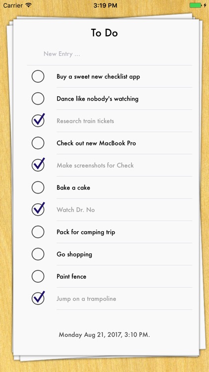 Check - A Beautiful Checklist