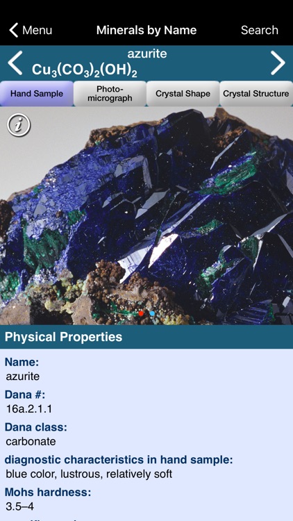 Mineral Database