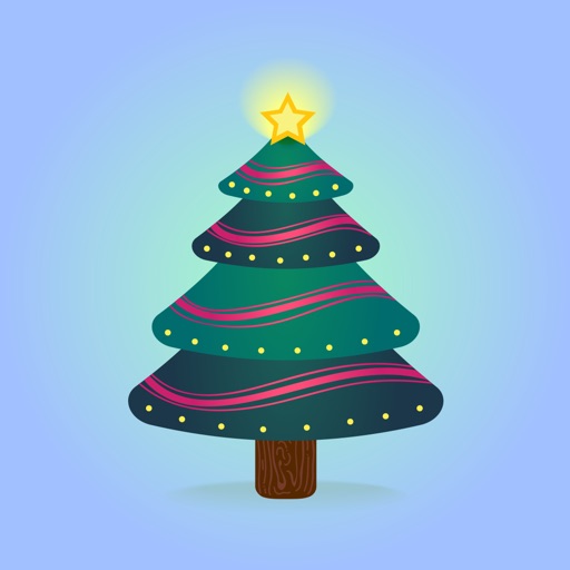 Frozen Christmas Tree Sticker icon