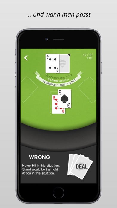 BlackJack Trainer PRO screenshot1