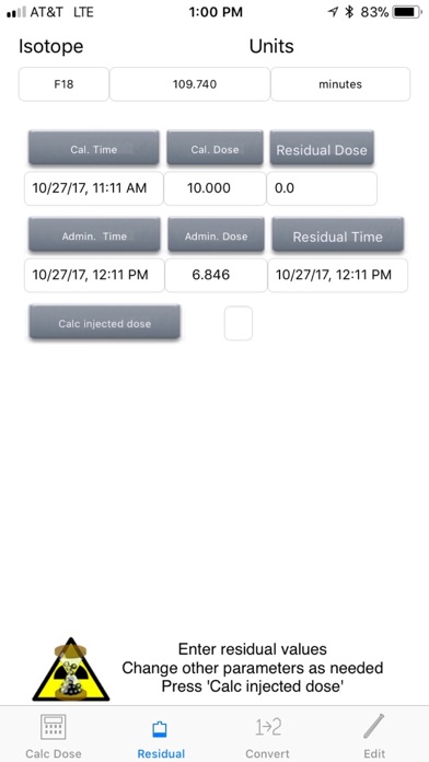 DoseCalc Screenshot 2