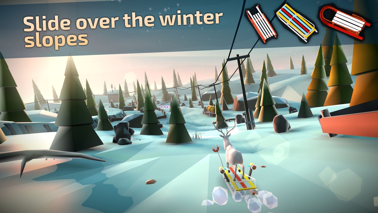 Animal Adventure Downhill Rush Hack screenshot 1 - iOS game interface