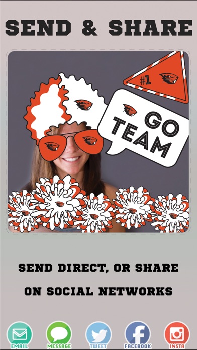 Oregon State Beavers Selfie Stickers screenshot 4