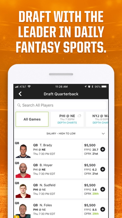 DraftKings - Fantasy Football