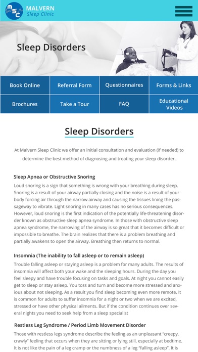 Malvern Sleep Clinic screenshot 2