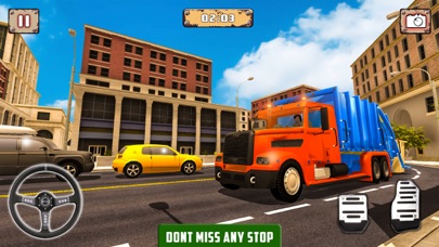 Garbage Truck Driving Games screenshot 4