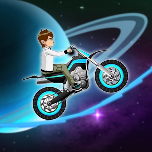 Ben Neon Motorbike Space Race