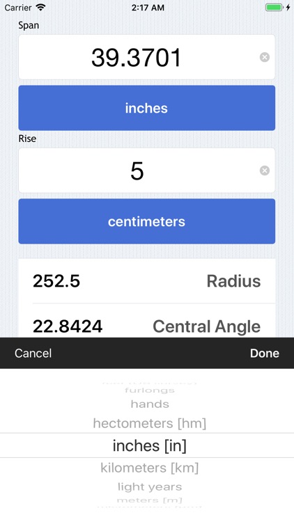 Radius Calculator screenshot-4