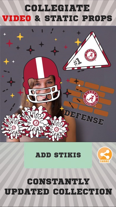 Alabama Animated Selfie Stikis screenshot 2