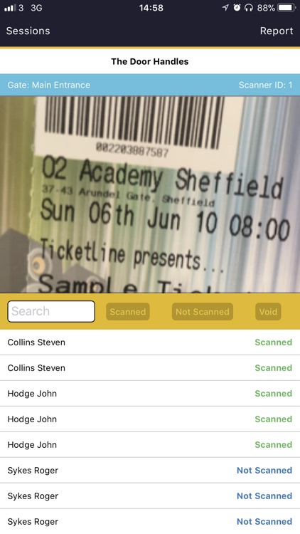 Ticketlight Barcode Scanner