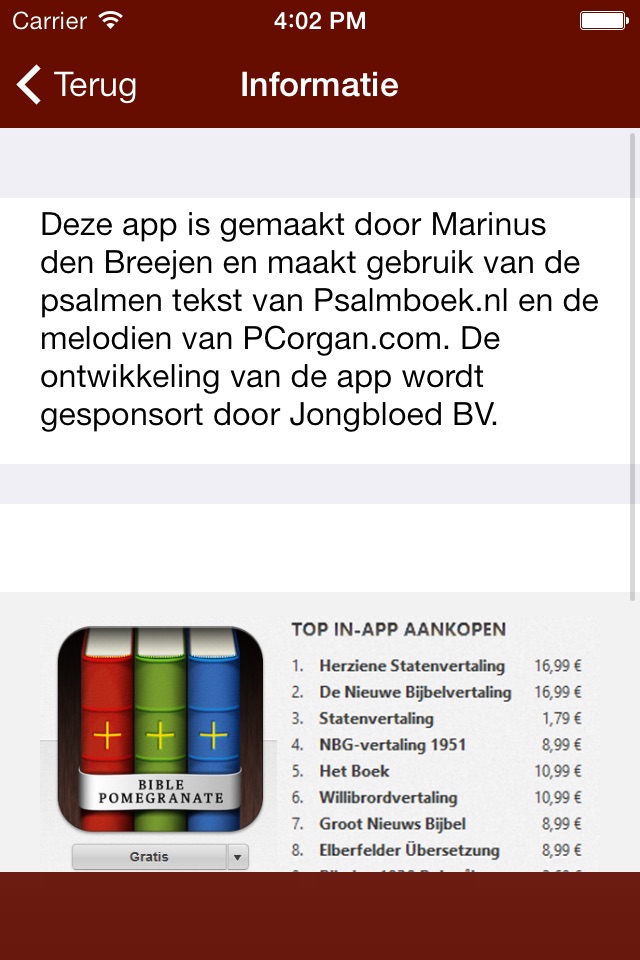 Psalmboek.nl screenshot 3