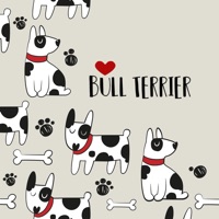 Bull Terrier Puppies Stickers PC 용