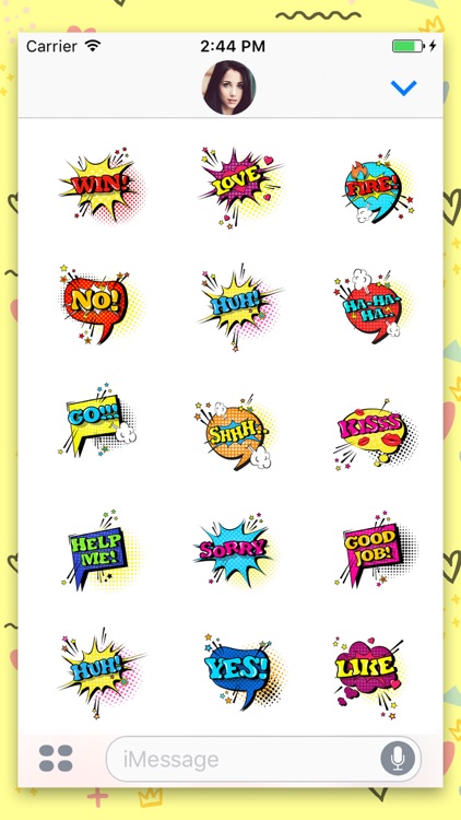 Comic Speech Animated Stickers