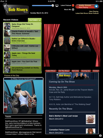 Bob Rivers Show Plus for iPad® screenshot 3