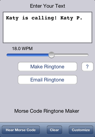 Morse Code Ringtone - náhled