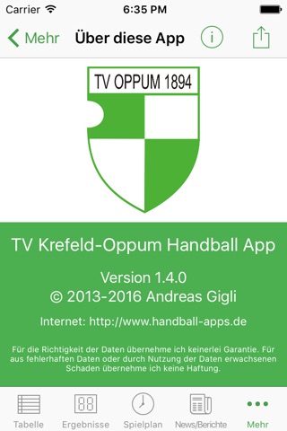 TV Krefeld-Oppum Handball screenshot 4