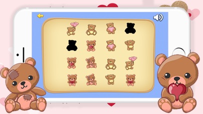 How to cancel & delete Cute Bear Match Find The Pair from iphone & ipad 3