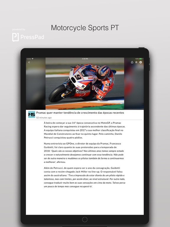 Screenshot #5 pour Motorcycle Sports PT