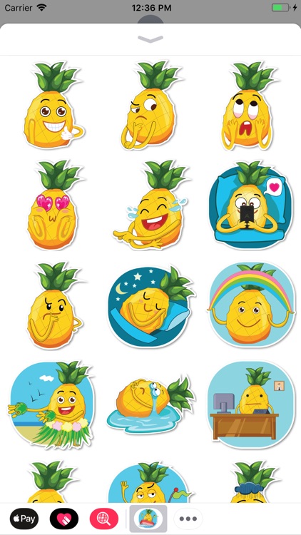 Fineapple iMessage Stickers