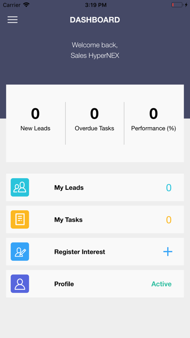 NEXMarketing Lead Management screenshot 2