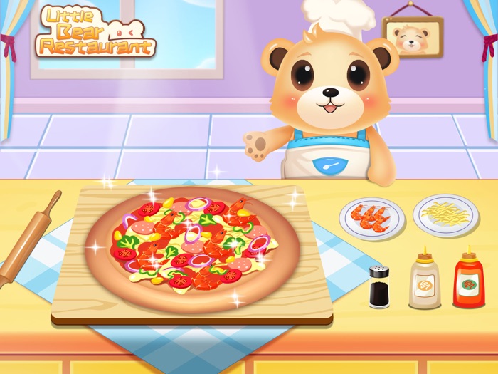 小熊歡樂餐廳-開心的美食烹飪遊戲