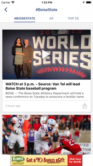 Boise State Bronco Roundup(圖2)-速報App