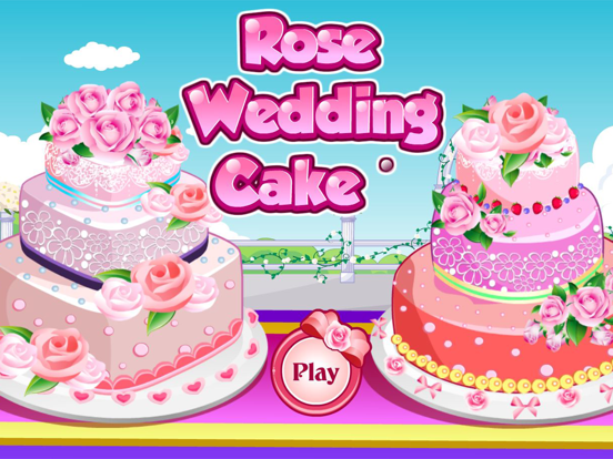 Rose Wedding Cake Cooking Game screenshot 2