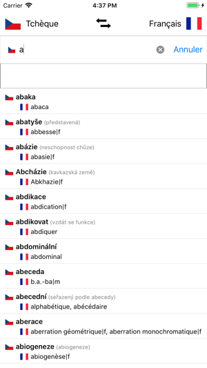 Dictionnaire Tchèque/Français(圖3)-速報App