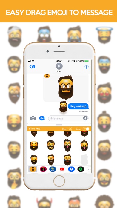Beard Emoji Stickers screenshot 3