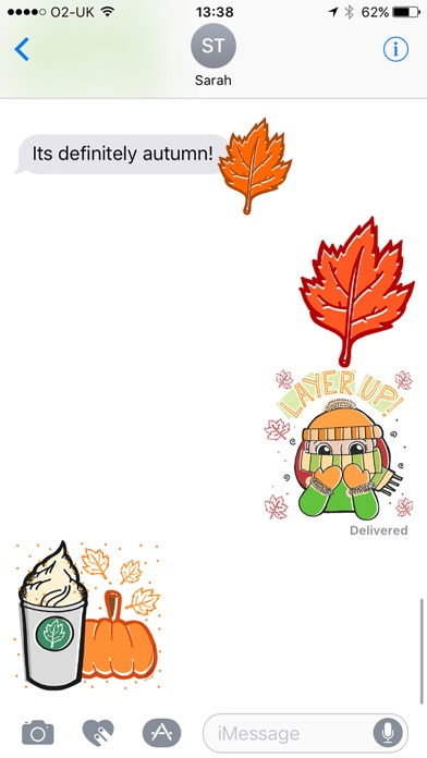 Autumn Stickers screenshot 2