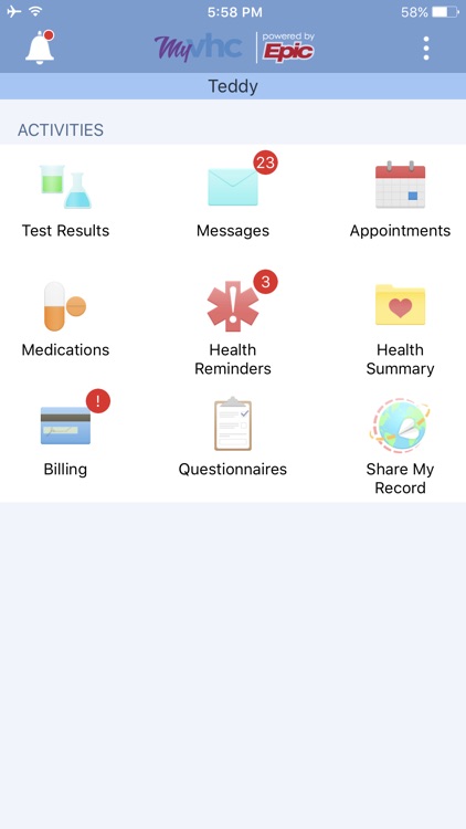 MyVHC Patient Portal