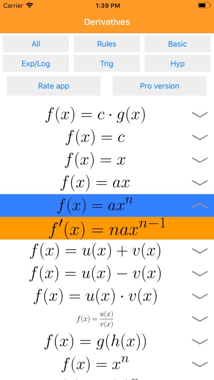 Math Derivatives