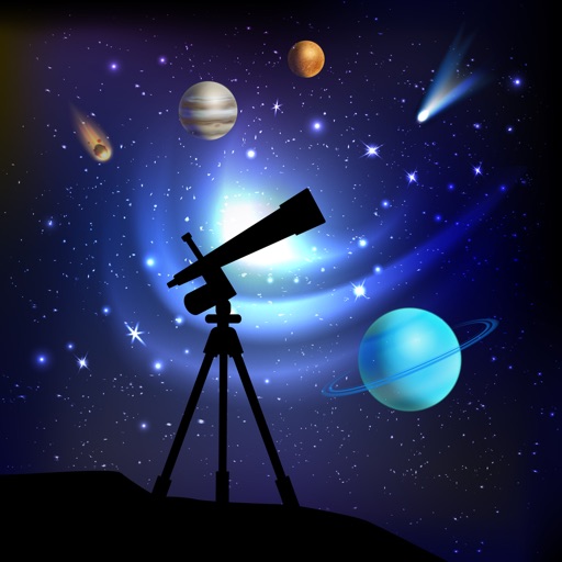Astronomy Events with Push Icon