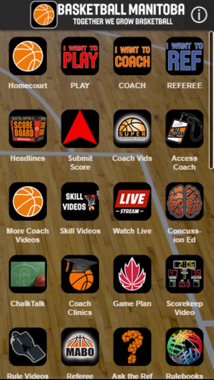 Basketball Manitoba Scoreboard