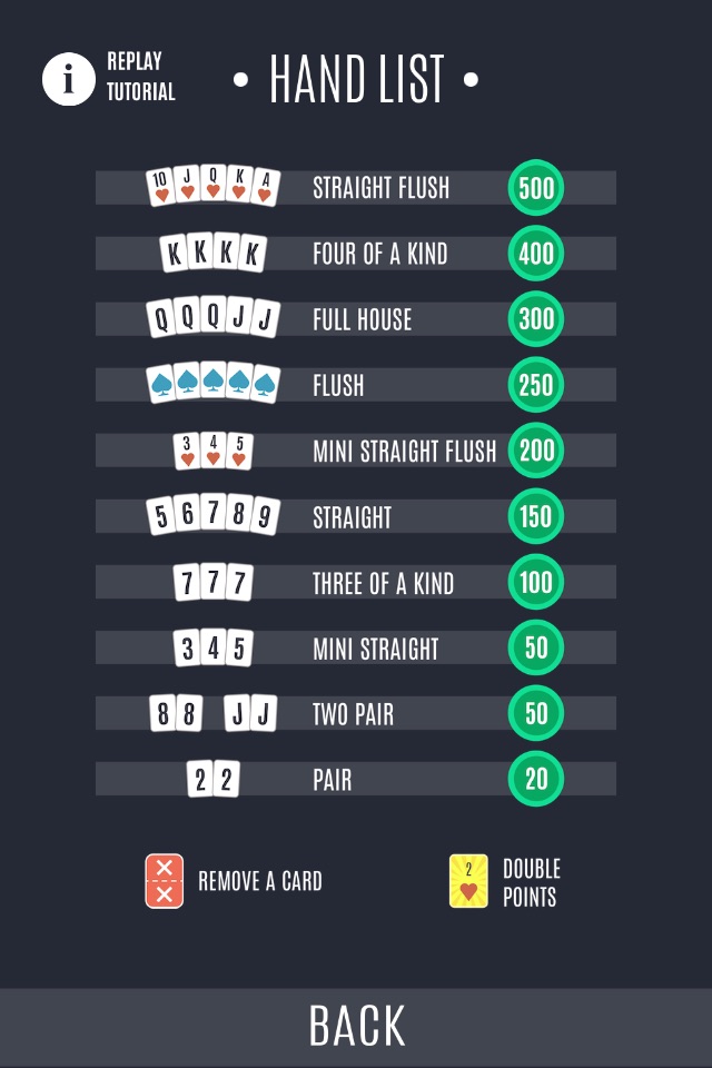 Sage Solitaire Poker screenshot 2