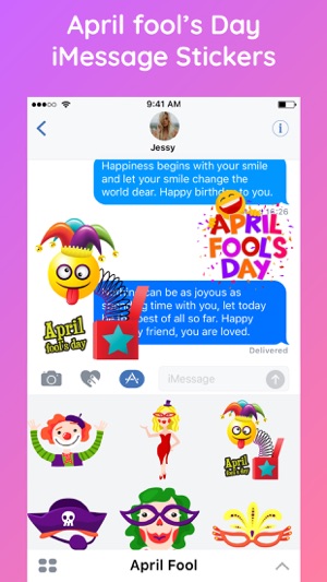 April Fools' Day Fun Stickers(圖2)-速報App