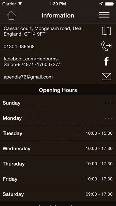 Hepburns Salon screenshot 3