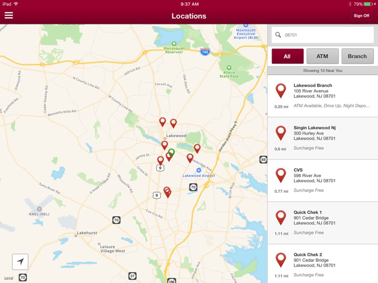 First Commerce Bank NJ Tablet screenshot-4