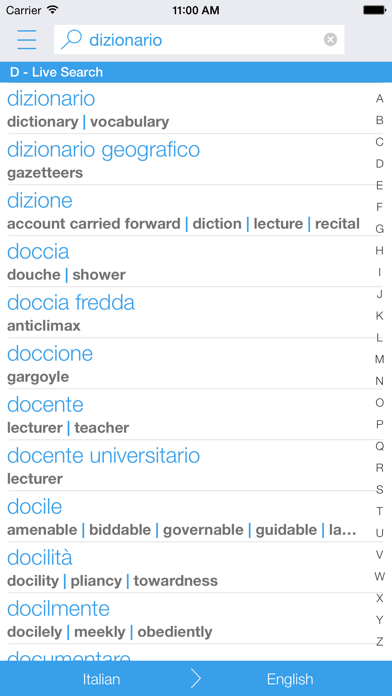 Dictionary Italian Englishのおすすめ画像1