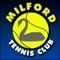 The Milford Tennis Club app will let you book your court, receive updates from the club and access tennis results