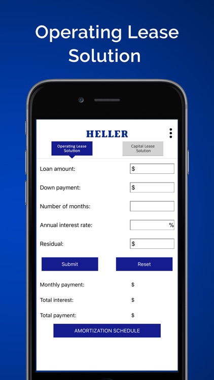 Lease Calculator - Heller