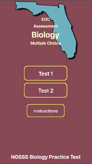 FL NGSSS Biology Practice Test